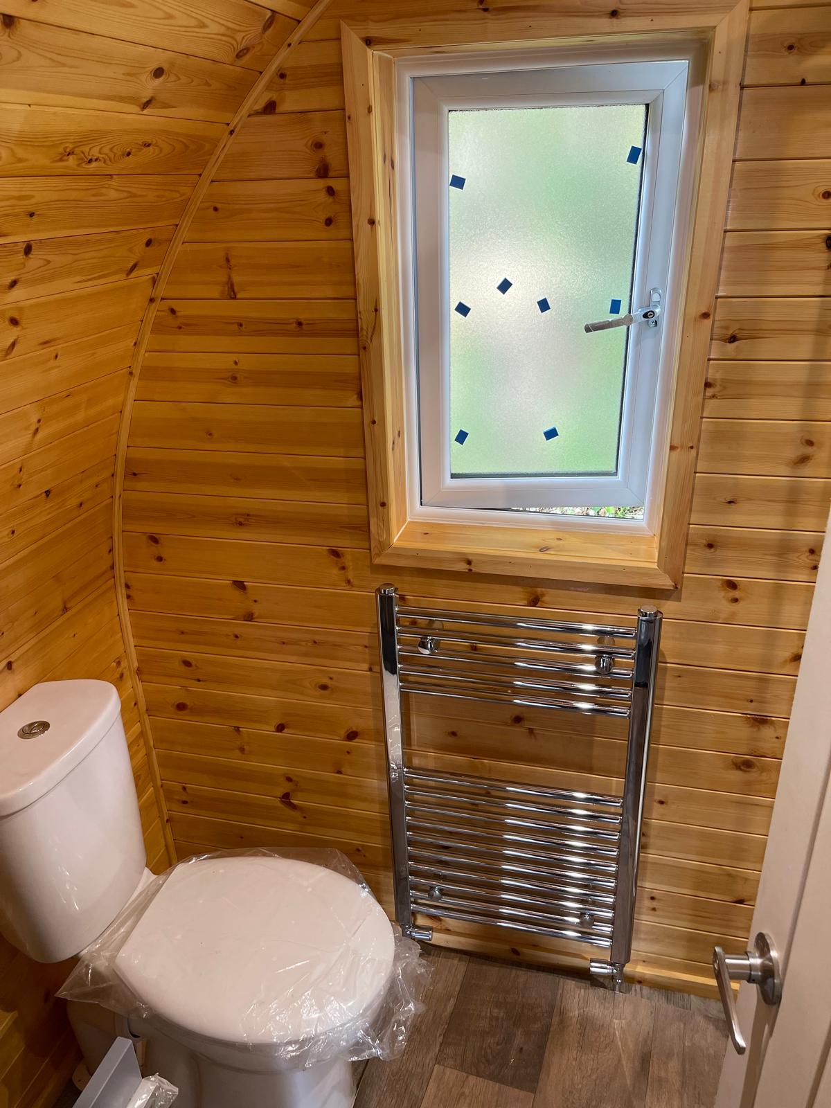 Glamping Pod Bathroom